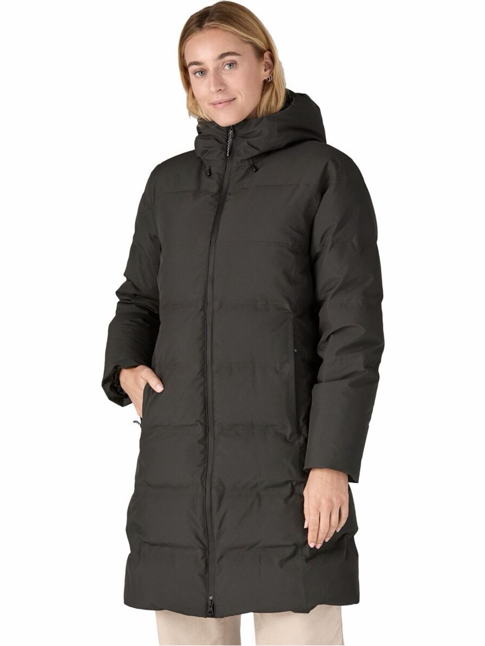 Patagonia Women’s Jackson Glacier Down Parka Jacket Coat Winter in Black XS